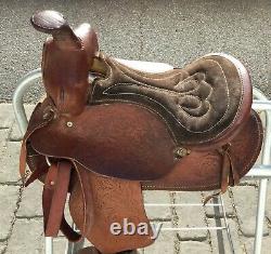 Youth Western 12 Saddle With Tapaderos