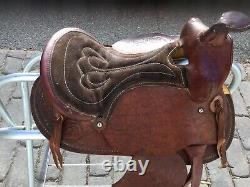 Youth Western 12 Saddle With Tapaderos