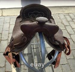 Youth Western 12 Saddle With Tapaderos