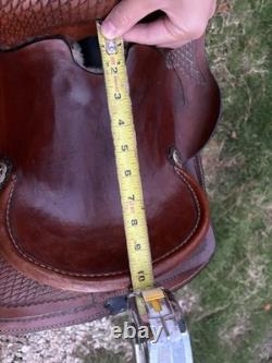 Youth Western Leather 10'' Trail / Pleasure / Barrel Saddle
