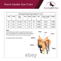 Youth Western Rough Out Barrel Saddle Serpentine Tooling 10 12 13 Free Shipp