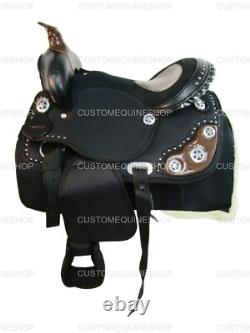 Youth Western Saddle Barrel Racing Kids Used Trail Pleasure Synthetic 12 13 14