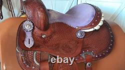 Youth Western Saddle Tack Set 12 Purple & Sparkles