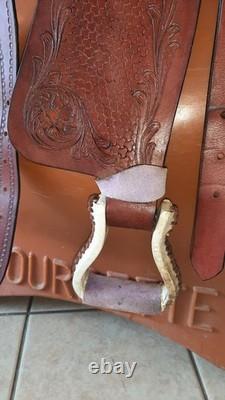 Youth Western Saddle Tack Set 12 Purple & Sparkles