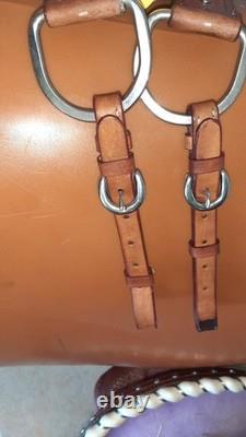 Youth Western Saddle Tack Set 12 Purple & Sparkles