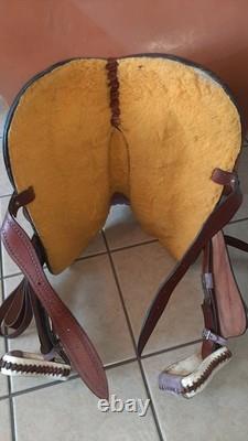 Youth Western Saddle Tack Set 12 Purple & Sparkles